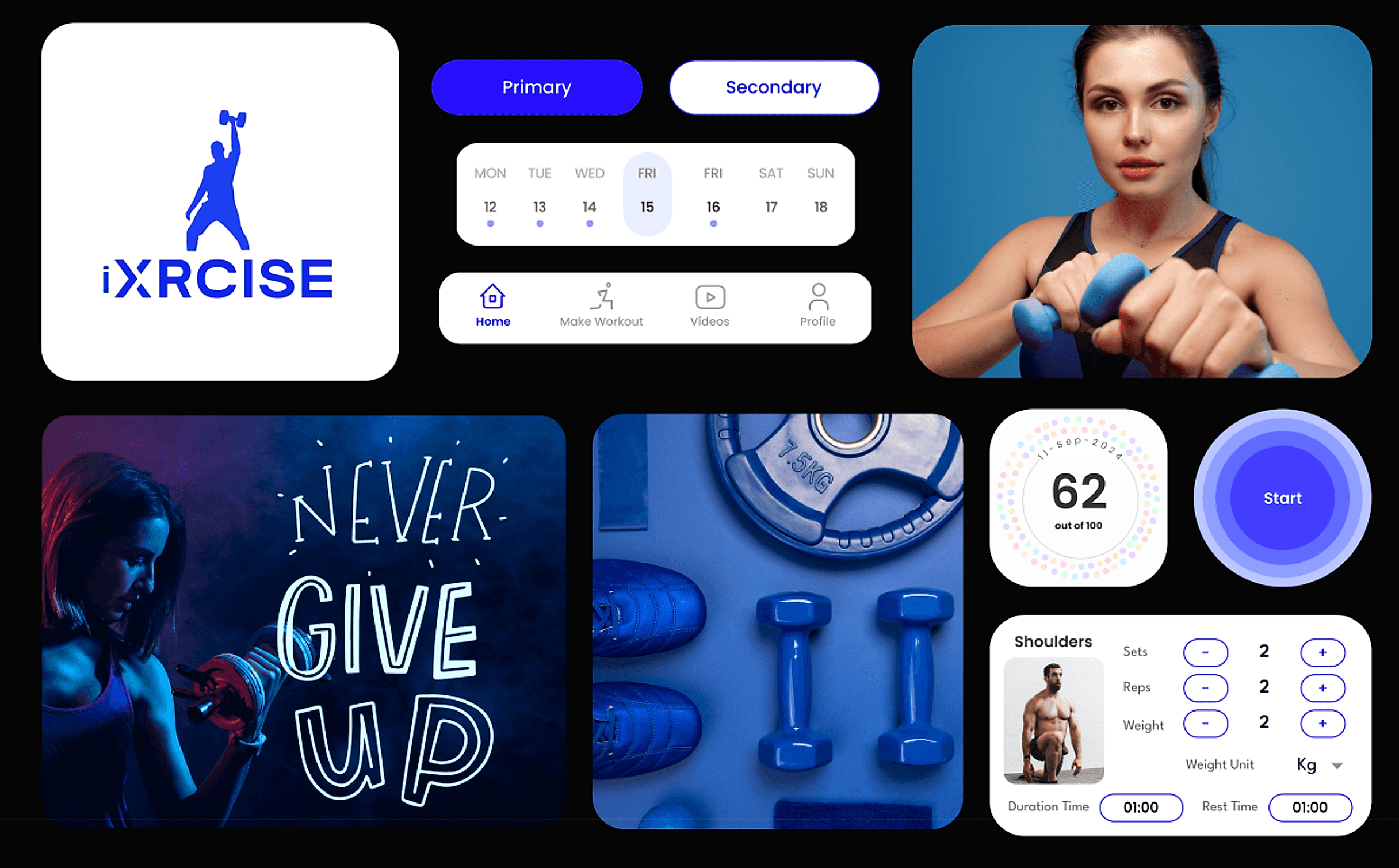 Ixrcise — key app features overview